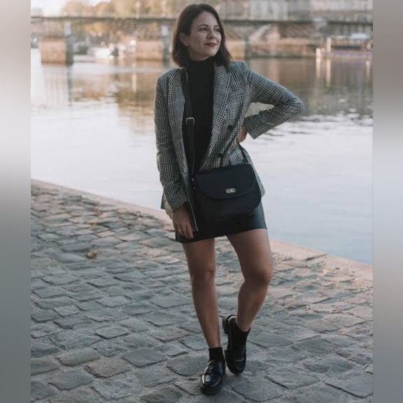 N:Philanthropy Vegan Faux Leather Belted Mini Short Skirt S Small - Picture 6 of 6